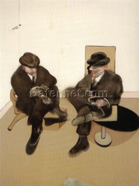 Custom Oil Painting – Francis Bacon 1979 Two Seated Figures from Dafen Oil Painting Studio