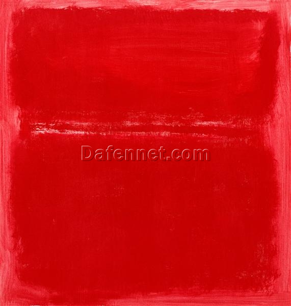 Color Field Painting Inspired by Mark Rothko – Untitled, 1970 – Da Fen Village Studio Abstract Acrylic Art for Modern Home & Office Décor