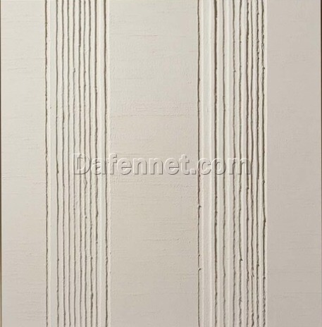 Beige 3D Textured Wall Art – Large Minimalist Oil Painting on Canvas for Modern Living Room Décor