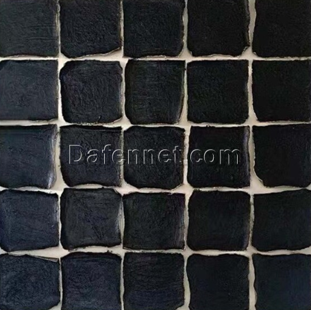 Black and White Minimalist Oil Painting – Modern Textured Wall Art for Stylish Interiors