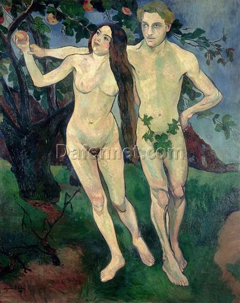 High – Quality Hand – Painted Oil Inspired by Suzanne Valadon’s ‘Adam and Eve’ from Dafen Village Artisans