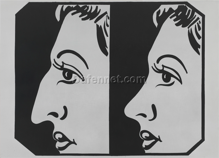 High – Quality ‘Before and After (4)’ Style Pop Art Portrait Oil Painting Replica – Inspired by Andy Warhol, Handcrafted in Dafen Village