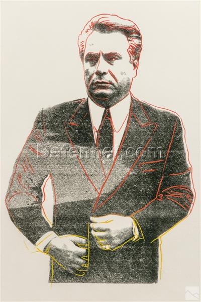 Authentic – looking Screenprint Style ‘John Gotti’ Portrait INSPIRED BY Andy Warhol, Handmade in Dafen Village