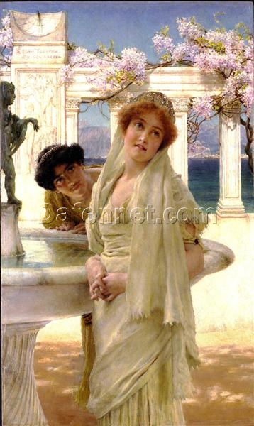 High – Quality Reproduction of Alma – Tadema’s A Difference of Opinion Oil Painting – Exclusive from Dafen Village Artisans