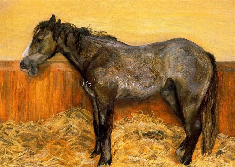 Unmistakably Authentic – Looking “A Filly” Inspired Contemporary Realism Artwork from Dafen Village – Ideal for Enhancing Home and Office Decor