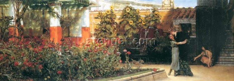 A Hearty Welcome” – Inspired by Sir Lawrence Alma-Tadema’s 1878 Romantic Genre Oil on Canvas, Handcrafted Reproduction from Dafen Village Studio