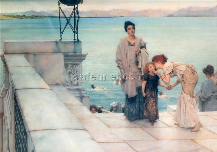 High – Quality Reproduction of Alma – Tadema’s A Kiss Oil Painting – Exclusive from Dafen Village Artisans