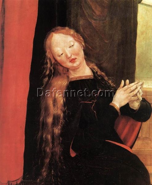 Authentic Northern Renaissance Style Oil Painting Detail – ‘Annunciation’ by Grünewald – Dafen Village’s Exclusive Creation