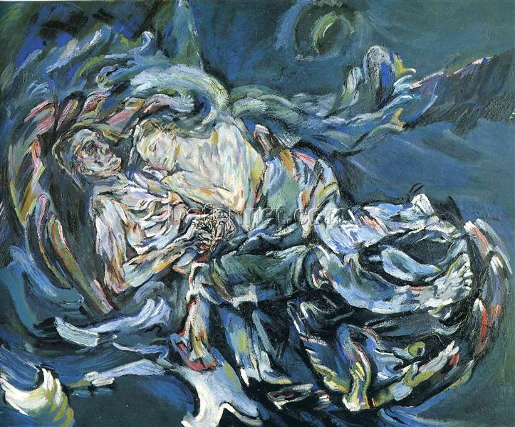 Authentic Expressionist Style Oil Painting – ‘Bride of the Wind’ by Oskar Kokoschka – Dafen Village’s Exclusive Creation