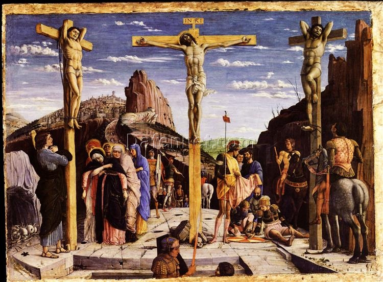 High – Quality Hand – Painted Oil Painting Inspired by Andrea Mantegna’s “Calvary” from St. Zeno of Verona Altarpiece – Dafen Village Artisans’ Mastery