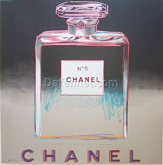 High-Quality Reproduction of Andy Warhol’s 1980 ‘Chanel No. 5’ Pop Art Still Life