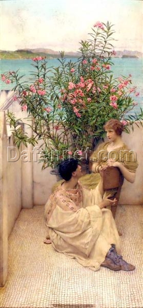 High-Quality Reproduction of Alma-Tadema’s “Courtship” Oil Painting – Exclusive from Dafen Village Artisans