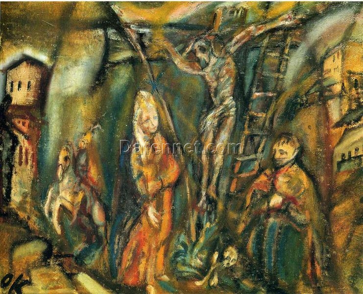 Customizable Oil Painting Inspired by Oskar Kokoschka’s ‘Crucifixion (Golgotha)’ – Dafen Village’s Special Offer