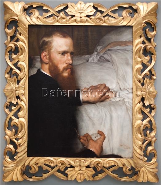 High – Quality Reproduction of Alma – Tadema’s Dr. Washington Epps, My Doctor Portrait Oil Painting – Exclusive from Dafen Village Artisans