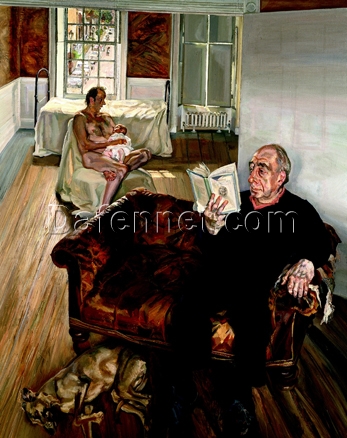 Exquisite ‘Grand Interior, Notting Hill’ Inspired Oil Painting by Dafen Village – Expressionist Genre Masterpiece Replica