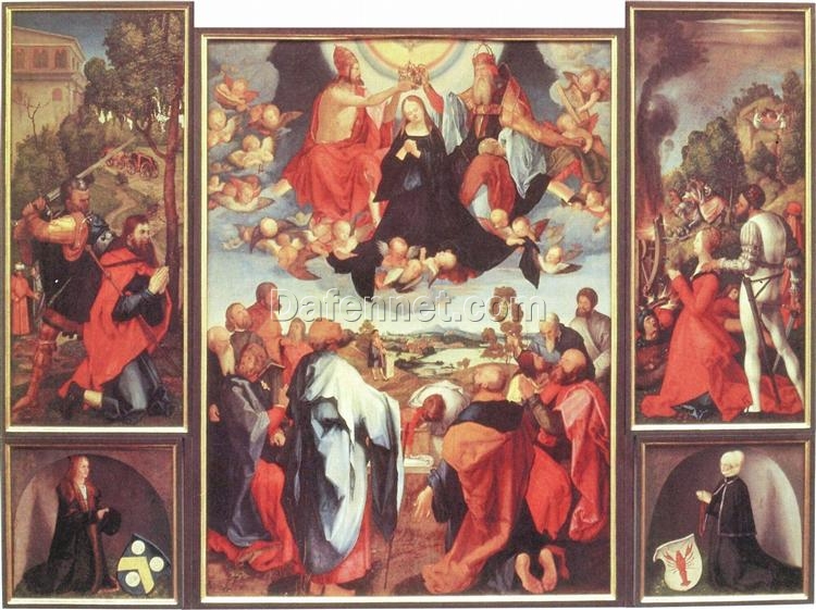 Authentic Northern Renaissance – Style Oil Painting Inspired by the Heller Altarpiece – Dafen Village’s Artistic Rendition