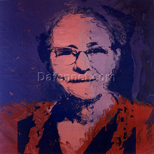 Exquisite Handmade Oil Painting Replica of Andy Warhol’s ‘Julia Warhola’ (1974) – Pop Art Portrait Masterpiece from Dafen Village Studio for Art Collectors