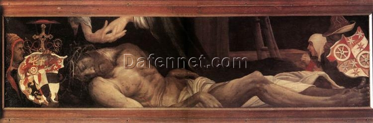 Exquisite Hand-Painted Oil Reproduction of Grünewald’s ‘Lamentation of Christ’ – Dafen Village’s Tribute to Northern Renaissance Mastery