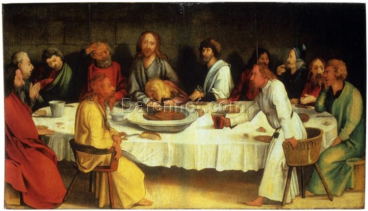 Customizable Oil Painting Inspired by Matthias Grünewald’s ‘Last Supper (Coburg Panel)’ – Dafen Village’s Special Offer