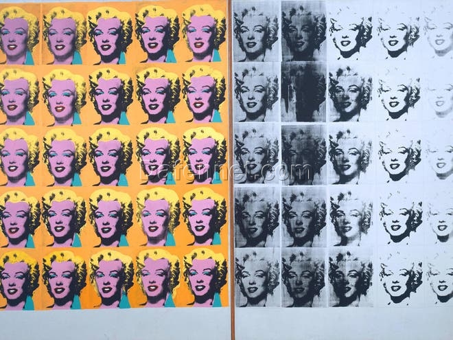 Highly Detailed ‘Marilyn Diptych’ Style Pop Art Portrait Oil Painting Replica – After Andy Warhol’s 1962 Original, from Dafen Village Artisans