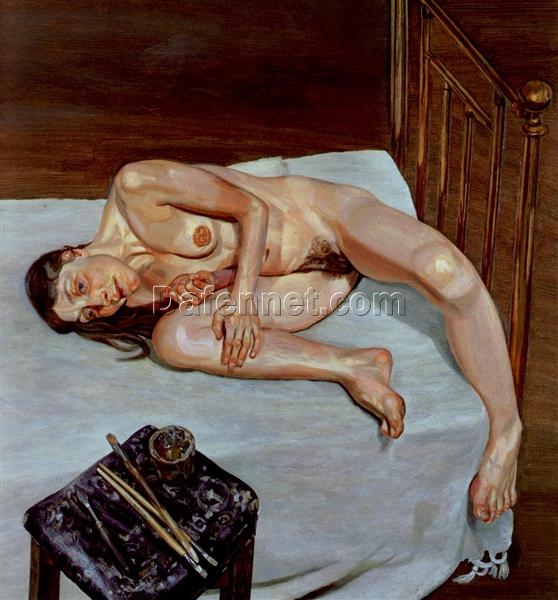 Bespoke “Naked Portrait” Inspired Expressionist Nude Oil Painting by Dafen Village Experts – Custom – Tailored to Your Desires