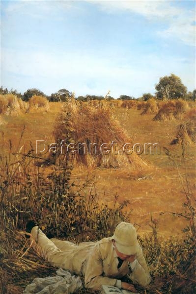 Inspired by Alma – Tadema’s ‘Ninety Four in the Shade’ (1876) – Hand – Made Romantic Genre Oil Painting from Dafen Village