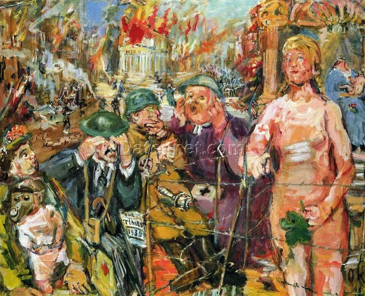 Customizable Oil Painting Inspired by Oskar Kokoschka’s ‘Anschluß – Alice in Wonderland’ – Dafen Village’s Special Offer