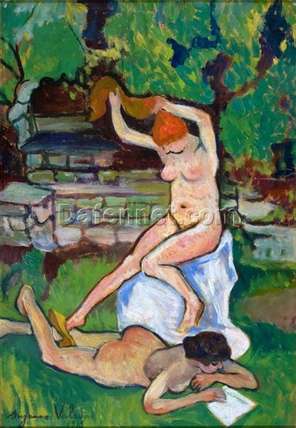 Authentic – Style Oil Painting – “Nudes” Inspired by Valadon – Dafen Village’s Exclusive Creation