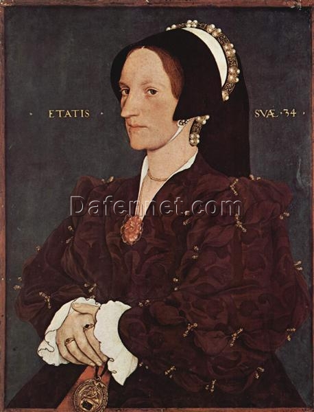 High-quality Replica ‘Portrait of Margaret Wyatt, Lady Lee’ INSPIRED BY Hans Holbein the Younger – Northern Renaissance Oil, Wood & Tempera Painting from Dafen Village for Home Decor Enthusiasts