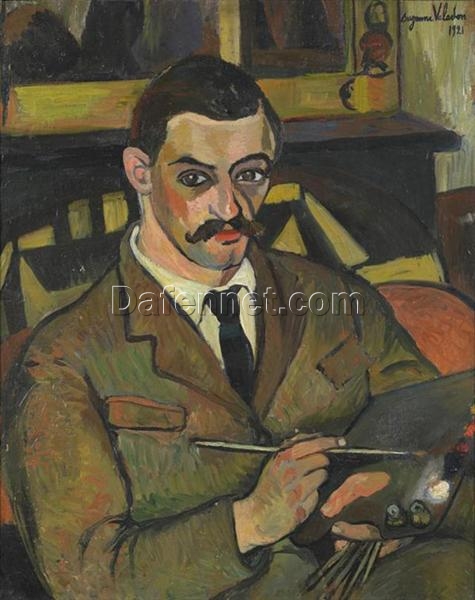 Customizable Oil Painting Inspired by Valadon’s “Portrait of Maurice Utrillo” – Dafen Village Studio’s Special Offer