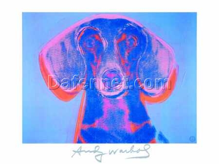 Exquisite Handmade Oil Painting of Andy Warhol’s ‘Portrait of Maurice’ (1976) – Pop Art Animal Masterpiece Replica from Dafen Village Studio