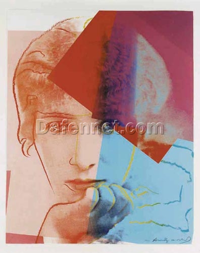 Customizable Andy Warhol Style ‘Sarah Bernhardt’ 1980 Pop Art Portrait Print – Make It Your Own