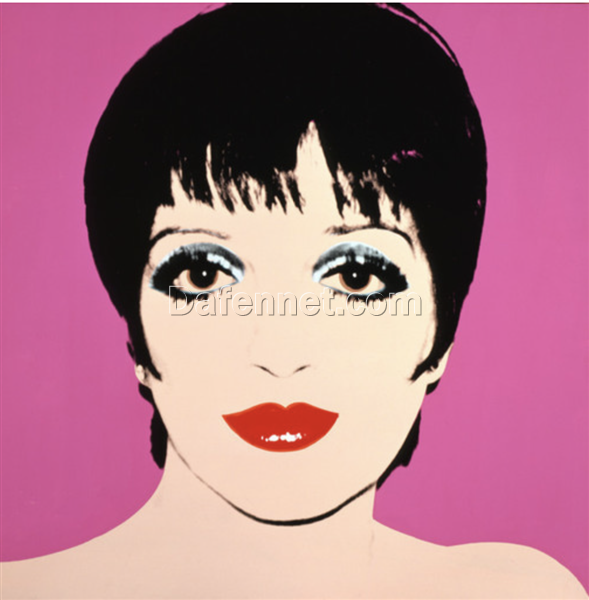 High – Quality Reproduction of Andy Warhol’s “Liza Minnelli” Pop Art Portrait Screenprint – Dafen Village’s Finest