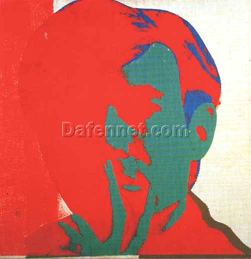 Unique Hand – painted Oil Self – Portrait INSPIRED BY Andy Warhol’s Pop Art, from Dafen Village for Modern Art Devotees