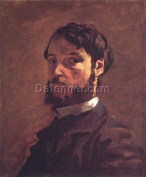 Custom – Sized Impressionist Self – Portrait Inspired by Frederic Bazille’s 1867 – 1868 Masterpiece, Handmade in Dafen Village