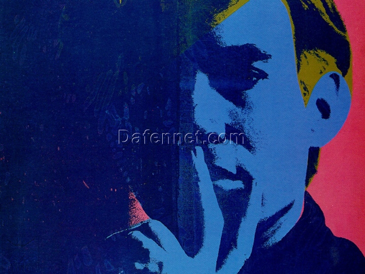 Captivating Hand – painted Oil Painting of Andy Warhol’s Self – Portrait INSPIRED BY His Pop Art Style, from Dafen Village for Art Enthusiasts Adoring Self – expressive Art