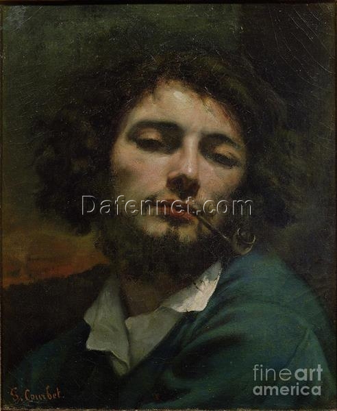 High – Quality ‘Self – Portrait (The Man with a Pipe)’ – Style Oil Painting from Dafen Village Studios – A Must – have for Self – portrait Art Collectors and Interior Designers