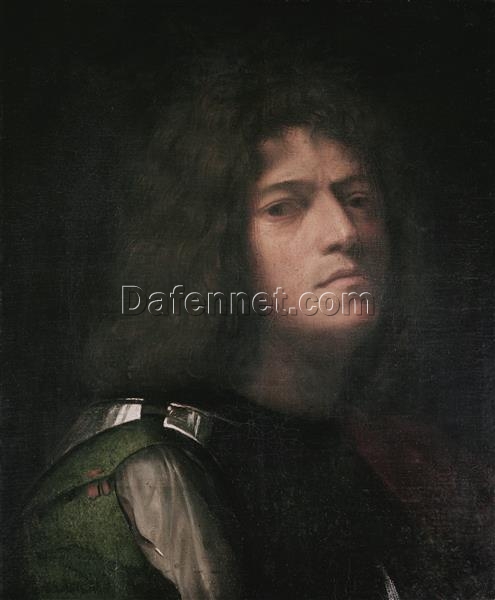 Handmade High Renaissance Self-portrait Inspired by Giorgione (1510) – Premium Oil Painting on Canvas from Dafen Village