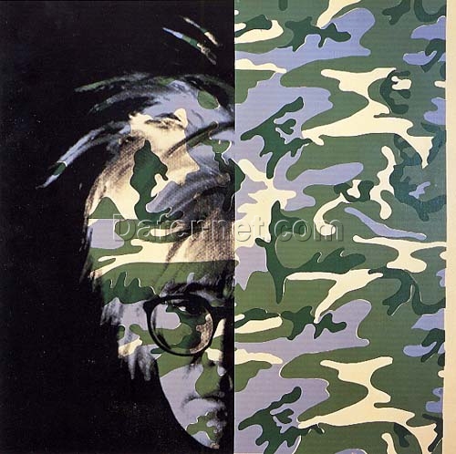 High-Quality Reproduction Oil Painting of Andy Warhol’s 1986 ‘Self-Portrait (Camouflage)’ Pop Art Masterpiece – A Must-Have for Interior Designers and Pop Art Collectors from Dafen Village