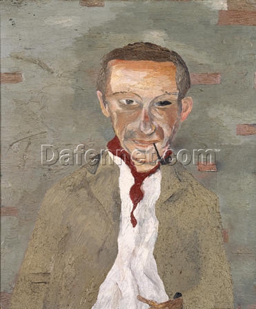 High – Quality Replica of Lucian Freud’s 1940 ‘Sir Cedric Morris’ – Surrealist Portrait Oil Painting by Dafen Village Artists