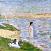 study for bathers at asnieres 1883