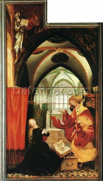 Authentic Northern Renaissance Style Oil Painting – ‘The Annunciation’ Inspired by Grünewald – Dafen Village’s Exclusive Creation