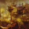 the battle of trafalgar as seen from the mizen starboard shrouds of the victory 1808.jpgLarge