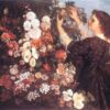 the trellis young woman arranging flowers 1862.jpgLarge