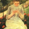 young woman sewing in the garden 1882.jpgLarge